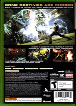 Xbox 360 X-Men Destiny Back CoverThumbnail